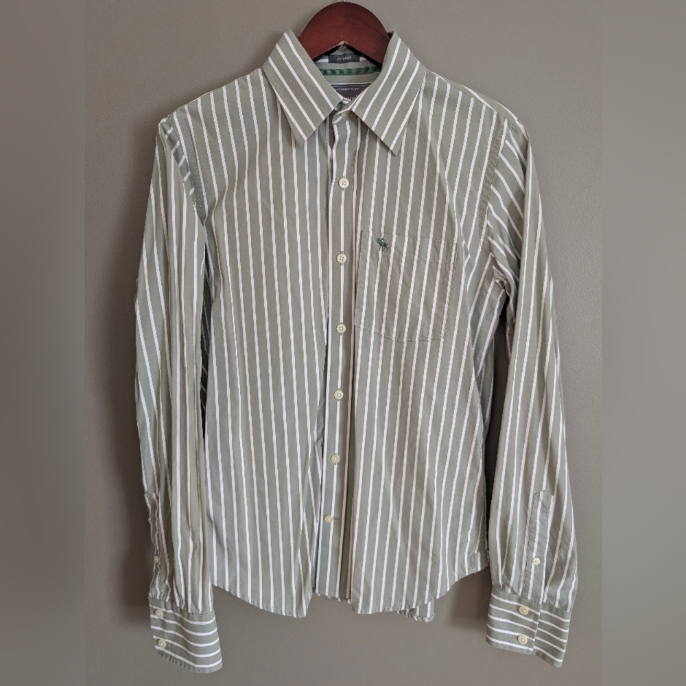 Abercrombie & Fitch Vintage Striped Muscle Shirt  Size Small